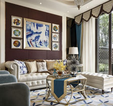 東莞御園別墅軟裝設(shè)計(jì)作品案例實(shí)景照片